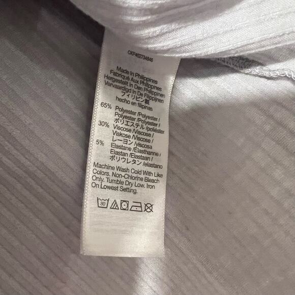 Madewell Women's Lightweight Turtleneck Ribbed Light Blue Size Large - Picture 7 of 9